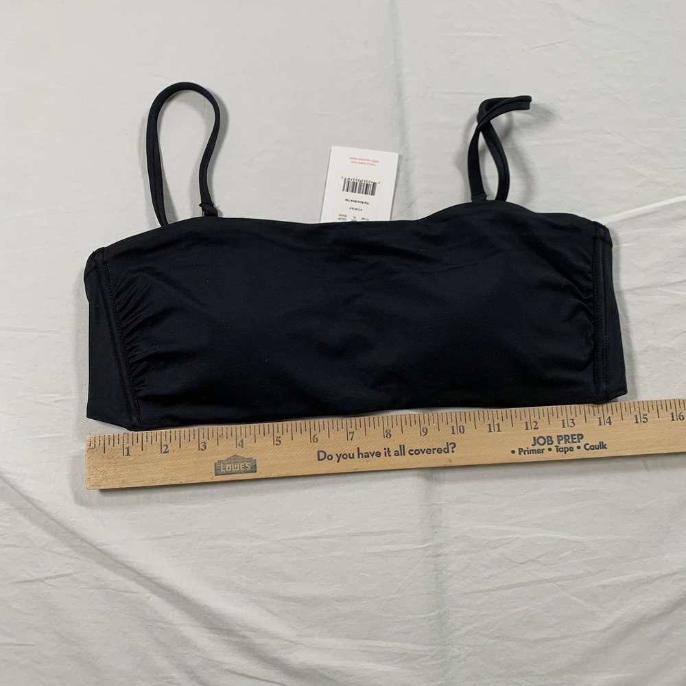 Andie Swim The Bora Bora Women's Black Bikini Halter Top Size XL Adjustable NWT‎ - Picture 3 of 12